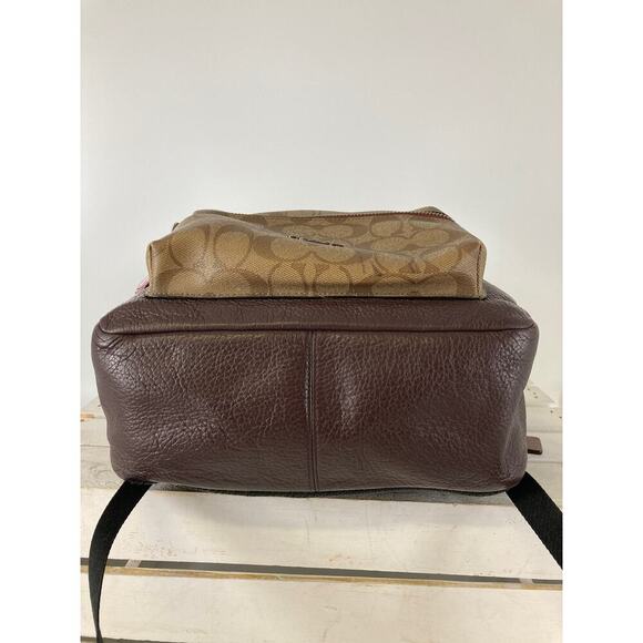 COACH 88014 MEDIUM RARE STAR WARS BROWN LEATHER BACKPACK - Picture 9 of 16